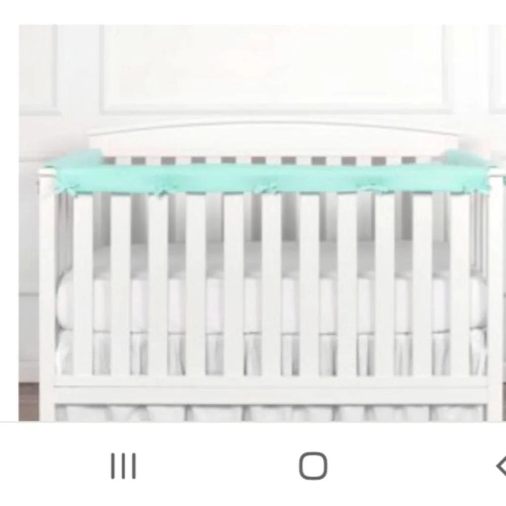 NWOT CRIB RAIL COVERS